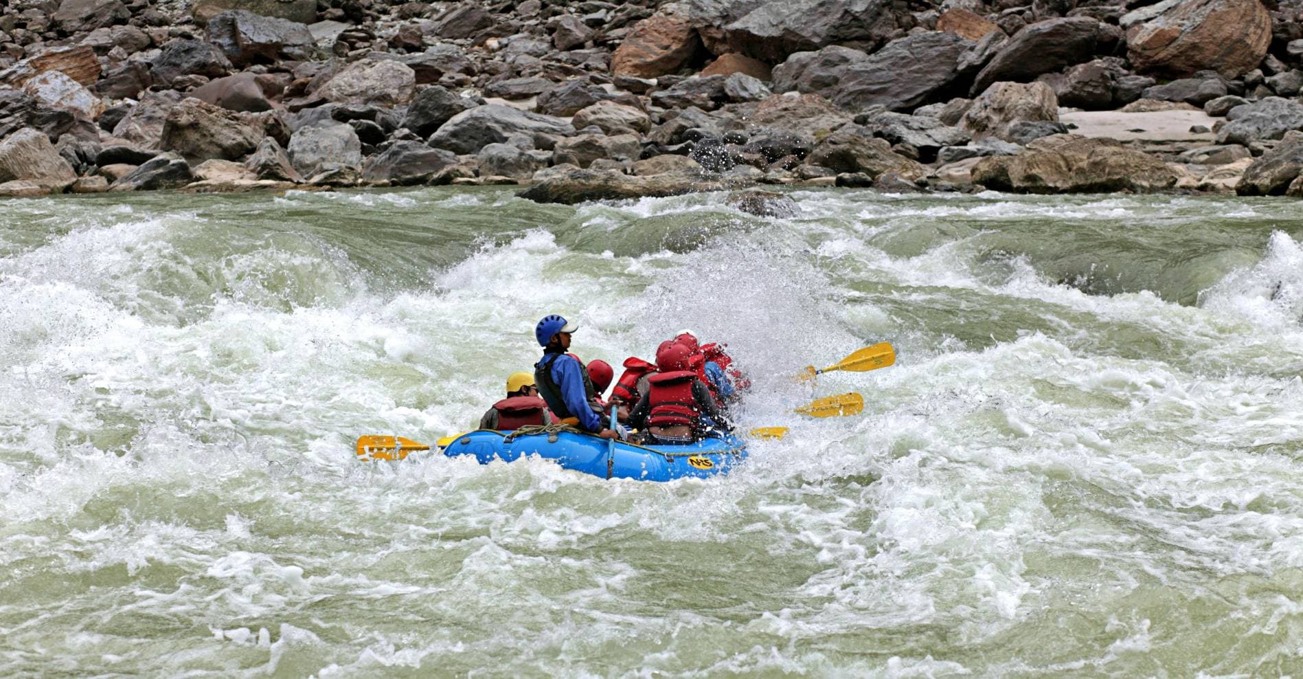 Rafting in Trishuli River