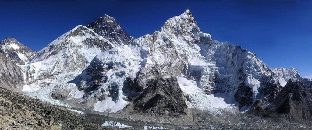 View of Lhotse, Nuptse and Mt. Everest