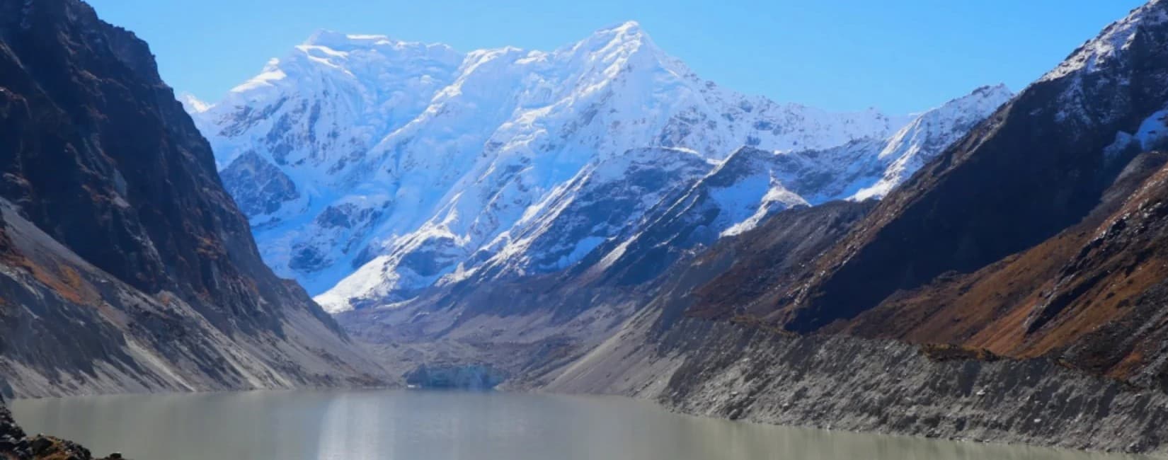 Tsho Rolpa Lake in Rolwaling Valley
