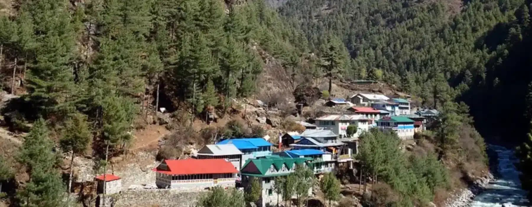 Jorsale Village on the Everest Base Camp Route