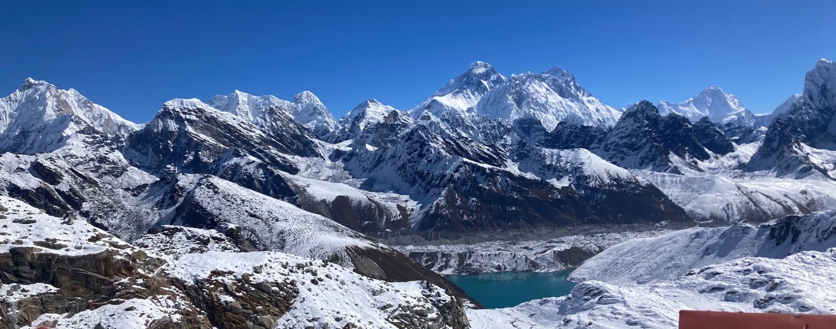 Incredible Mt. Everest view from Renjo La