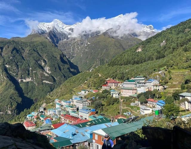 Namche Bazaar View