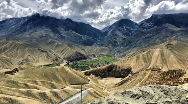 Deserted Valley Of Upper Mustang