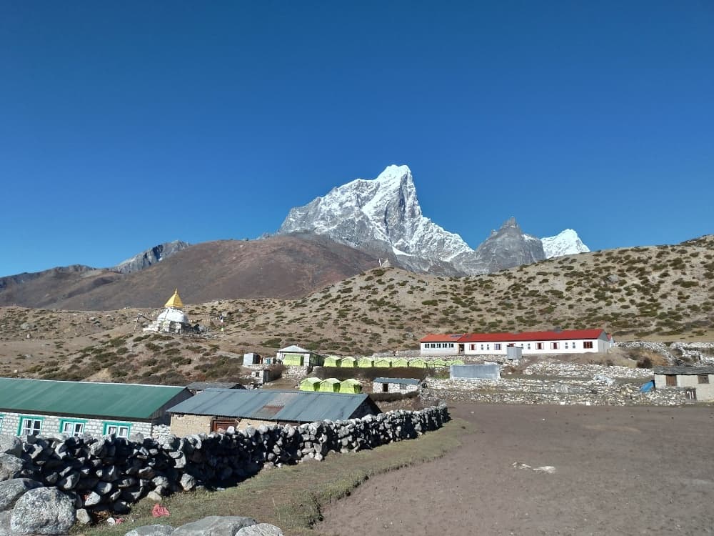 Ama dablam view from Dingboche
