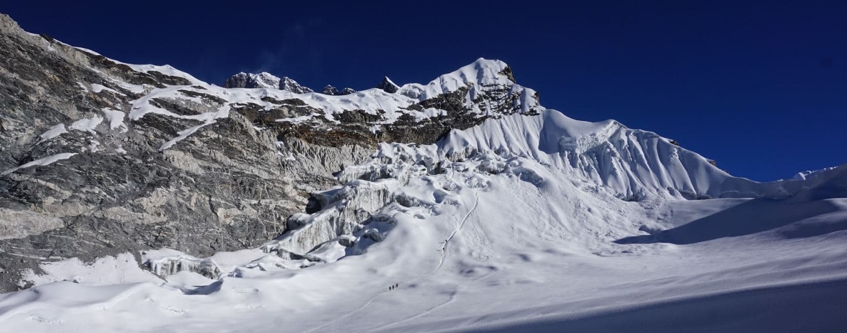 Island Peak (Imja Tse) 6,189m in the Everest region of Nepal