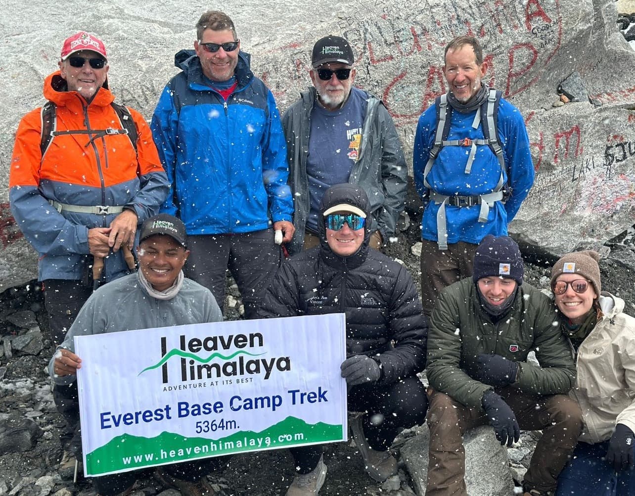 Heaven Himalaya guest at Everest Base Camp Trek